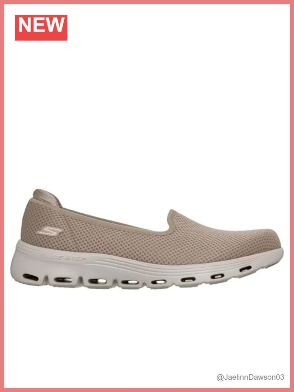 Women's Powermesh Slip-On Loafers Flat Shoes